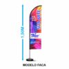 Wind Banner - Faca - 1,5mts